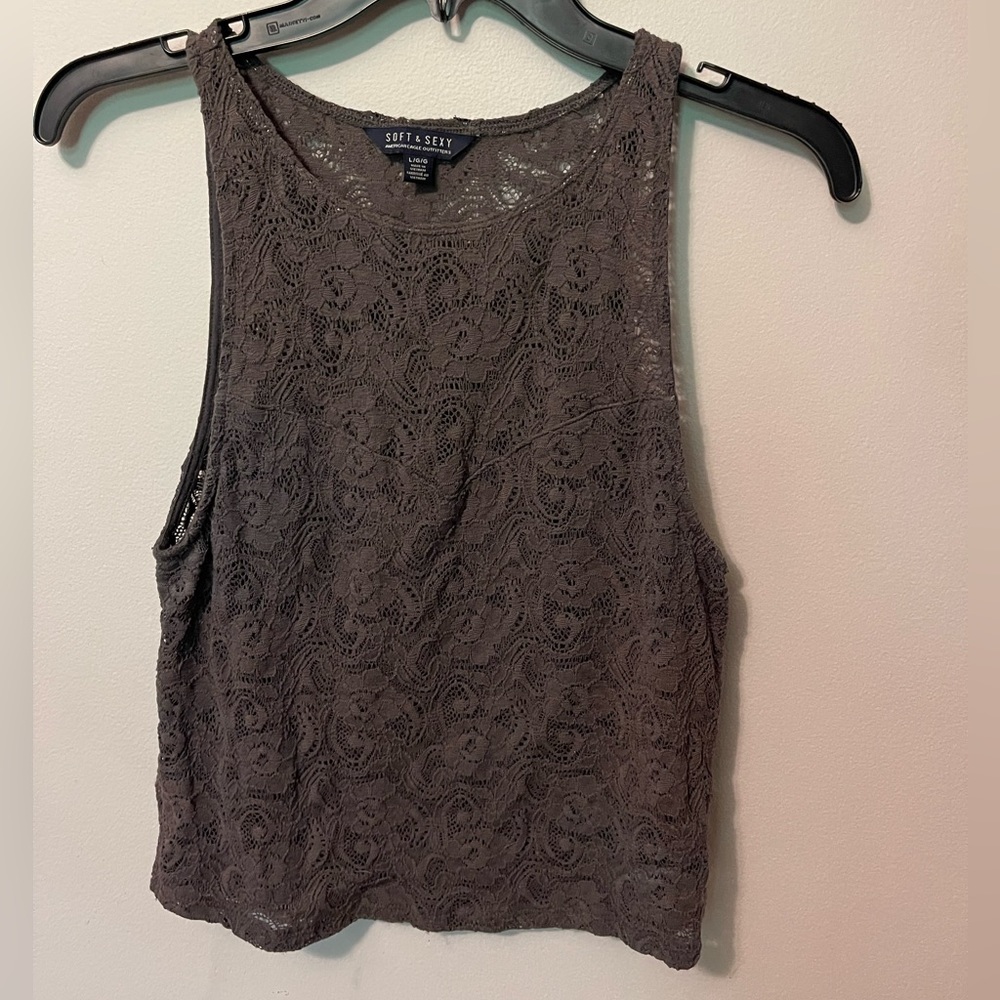 Full Covered Lace Tank Top
